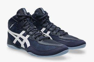 ASICS Matflex 8 wrestling/boxing shoe size EUR37.5/US6.5/UK5.5/24.25cm Midnight/White (1081A068-400)