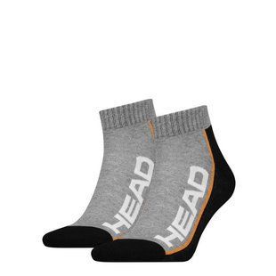 Шкарпетки Head Stripe Quarter 2-Pack чорний, сірий Уні 35-38 781009001-235 фото