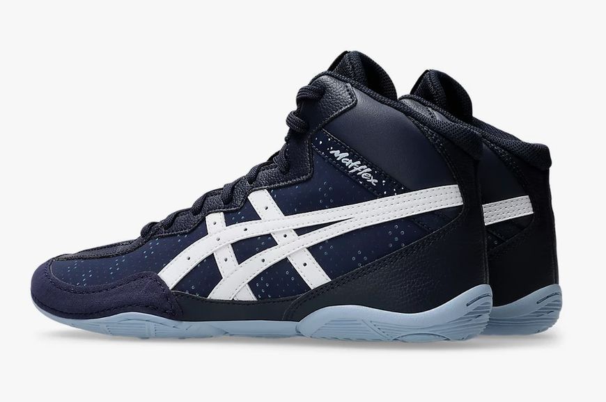ASICS Matflex 8 wrestling/boxing shoe size EUR37.5/US6.5/UK5.5/24.25cm Midnight/White (1081A068-400)