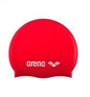 Шапка для плавання Arena CLASSIC SILICONE JR червоний Діт OSFM 91670-044 фото
