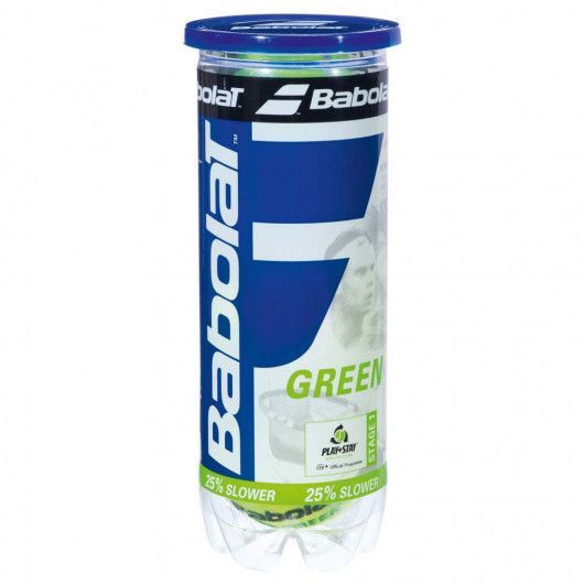 Babolat Green tennis balls x 3