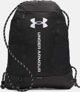 Рюкзак UA Hustle Sackpack 22L чорний Уні 39 х 53 х 7 см 6000519-001 фото