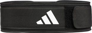 Пояс для важкої атлетики Adidas Essential Weightlifting Belt чорний Уні M (82,5-92 см) ADGB-12254-NL фото