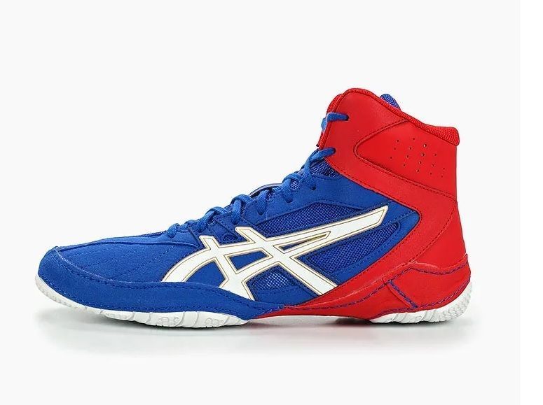 Asics MATCONTROL wrestling/boxing shoe size EUR44/US11/28cm Blue/Red