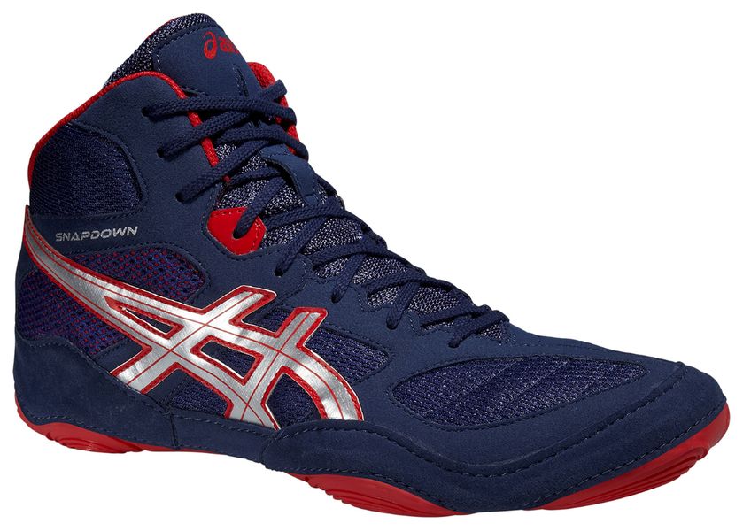 ASICS Snapdown wrestling/boxing shoe size EUR47/US13/29.75cm Blue/Red