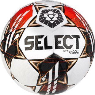 М'яч футбольний Select BRILLANT SUPER FIFA (HS) v23 білий, червоний Уні 5 361597-042 фото