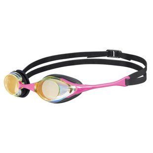 Окуляри для плавання Arena COBRA SWIPE MIRROR жовтий, мідно-рожевий Уні OSFM 004196-390 фото