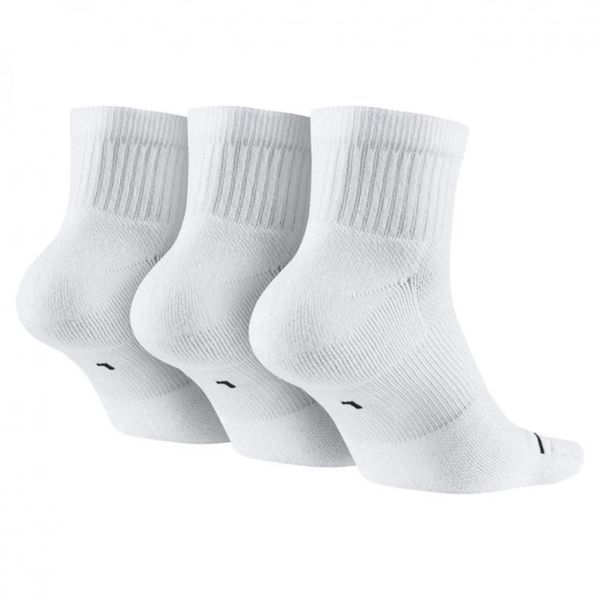 Шкарпетки Nike U J ED CUSH POLY ANKLE 3PR 144 білий Уні 38-42 DX9655-100 фото