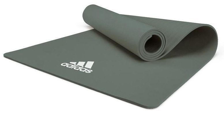 Килимок для йоги Adidas Yoga Mat темно-зелений Уні 176 х 61 х 0,8 см ADYG-10100RG фото