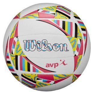 М'яч волейбольний Wilson AVP MOVEMENT VB NEW White/Pink/Yellow OF WV4008001XBOF фото