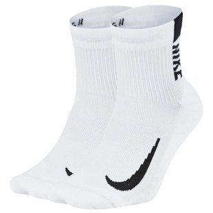 Шкарпетки Nike U NK MLTPLIER ANKLE 2PR - 144 білий Уні 46-50 SX7556-100 фото