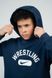Дитяча флісова толстовка, худі Nike Wrestling Disc Club Fleece, розмір XYL синя (APS429-419) APS429-419 фото 3