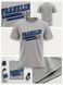 Franklin & Marshall Wrestling T-shirt size S gray (kgef38460)