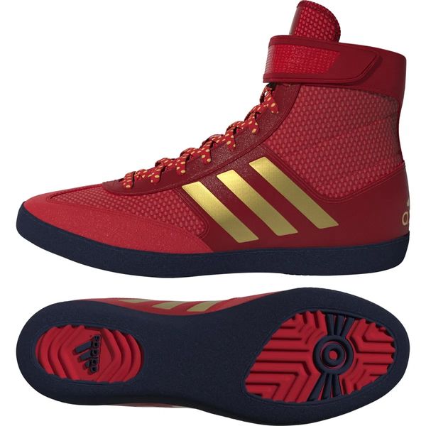 Борцовки, боксерки Adidas Combat Speed 5 р42.5 (27см) красные с золотом (HQ1132) HQ1132 фото