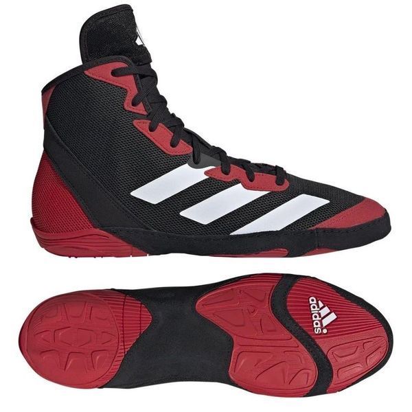 Борцовки Adidas ADIZERO Mat Wizard 6 р41.5 (26см) черно-красные IG2015 фото