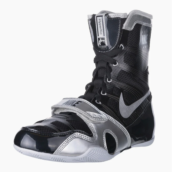 Боксерки Nike Hyperko чорно-срібні р40.5 (25.5см) (477872-020) 477872-020 фото