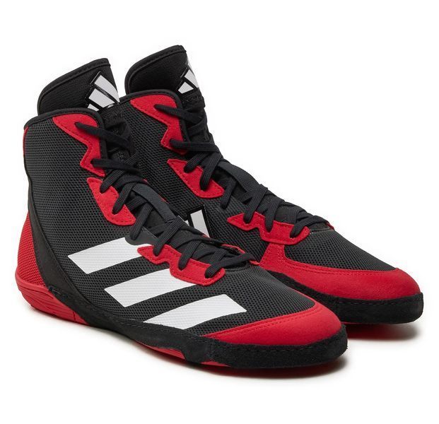 Борцовки Adidas ADIZERO Mat Wizard 6 р41.5 (26см) черно-красные IG2015 фото