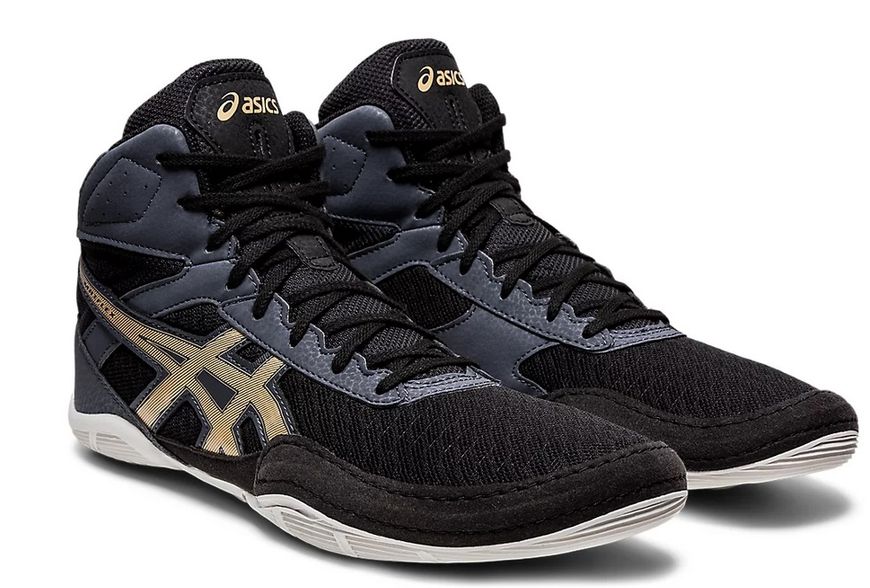 ASICS Matflex 6 GS wrestling/boxing shoe size EUR32.5/US2.5/UK1.5/20.5cm Black/Champagne