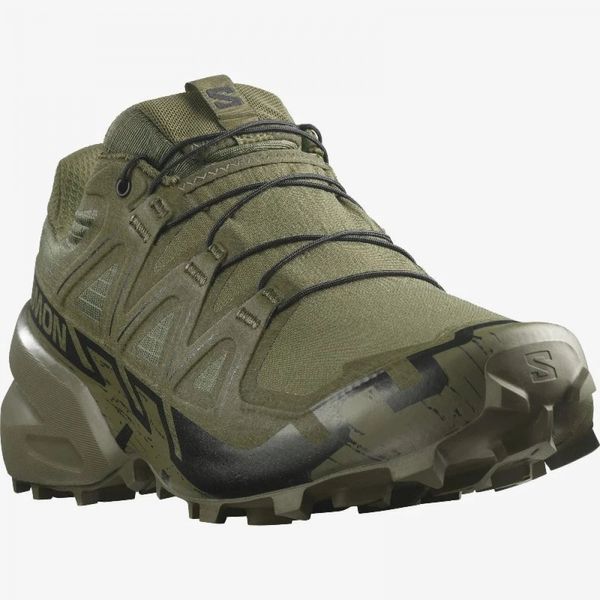 Літні кросівки SALOMON SPEEDCROSS 6 FORCES р43.5 (27.5см) олива 471612-31 фото