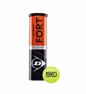 Dunlop Fort clay court 4B tennis balls
