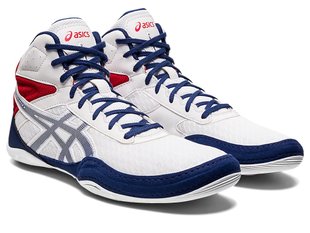 ASICS Matflex 6 GS wrestling/boxing shoe size EUR34/US4/UK3/22cm White/Deep Ocean