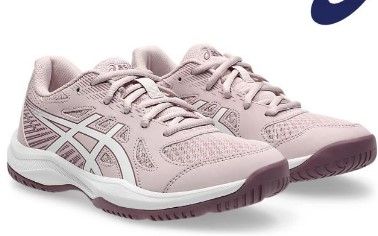 Squash sneakers for children Asics Gel-Upcourt 9 white/violet (30.5) 12.5