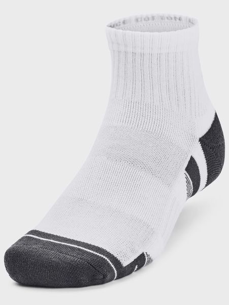 Шкарпетки UA Performance Cotton 3p Qtr білий Уні LG 1379528-100 фото