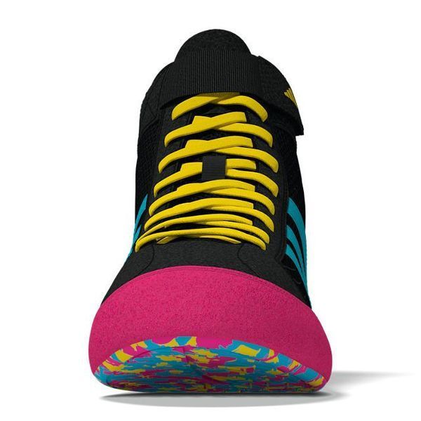 Борцівки Adidas HVC2 р36 (22.5см) чорно-рожеві (JQ4992) JQ4992 фото