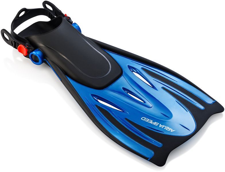 Ласти Aqua Speed WOMBAT 529-11-2 чорний, синій Діт 32-37 528-11 фото