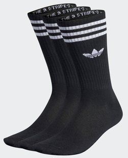 Шкарпетки Adidas HIGH CREW SOCK 3P чорний Уні L (43-45) IL5015 фото