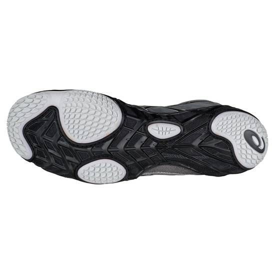ASICS Omniflex Attack wrestling/boxing shoe size EUR46/US12/UK11/29cm Dark Grey/Black/White