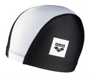 Шапка для плавання Arena UNIX II JR чорний, білий Діт OSFM 002384-102 фото