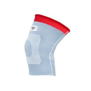 Фіксатор коліна Reebok Speedwick Knee Support білий, червоний Уні L RRSU-14325 фото