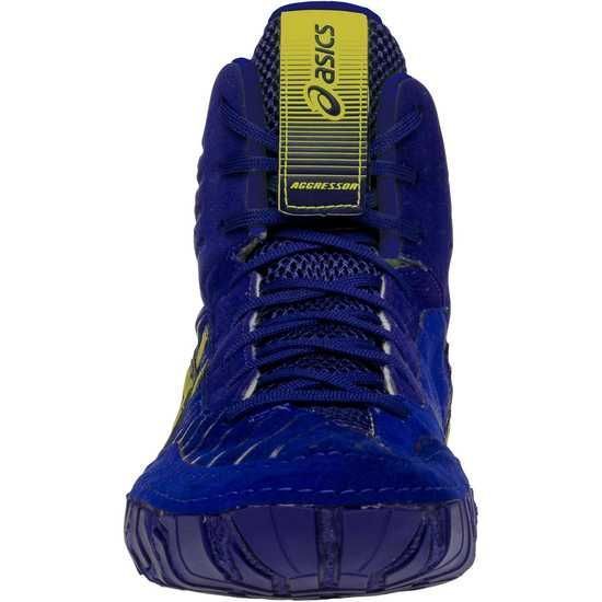 Борцівки ASICS Aggressor 4 р36 (23.5см) синьо-золоті 1081A001-400 фото