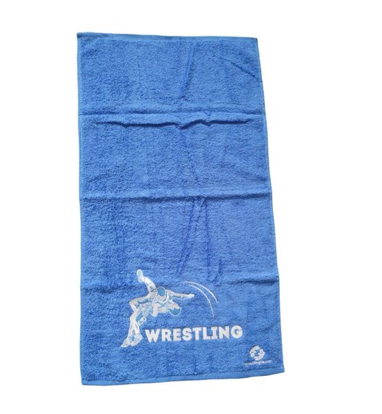 Борцовское полотенце WRESTLING 50*90см синее (WT-B_001) WT-B_001 фото