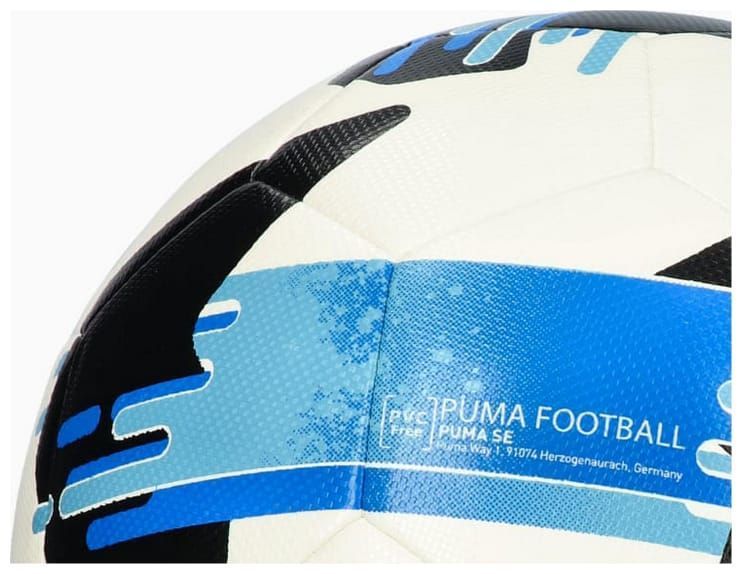 М'яч футбольний Puma Orbita 5 FUSION Lite 290 білий, синій Уні 5 084333-01 фото