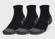 Шкарпетки UA Performance Cotton 3p Qtr чорний Уні LG 1379528-001 фото 1