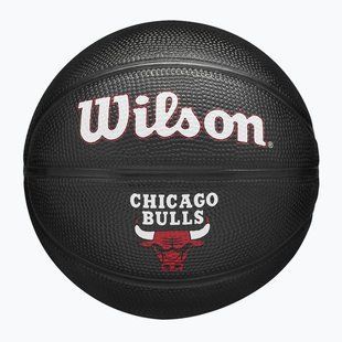Wilson NBA TEAM TRIBUTE MINI BLACK CHI BULLS basketball ball size 3