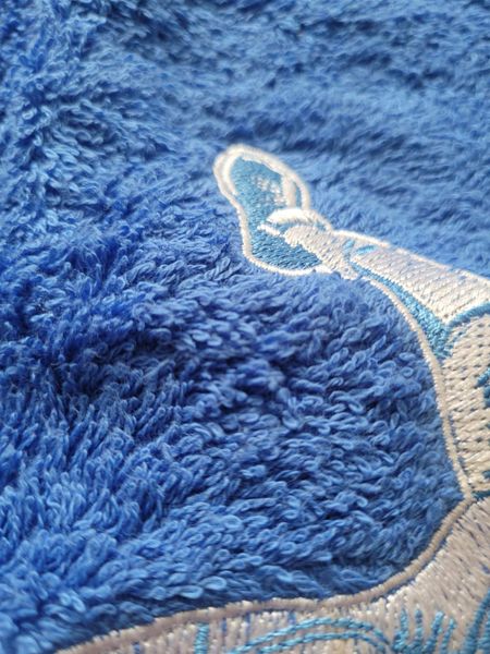 Wrestling towel WRESTLING 70*140см blue (WT-B_001)