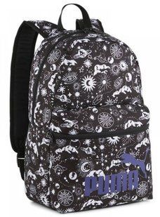 Рюкзак Puma Phase AOP Backpack 22L чорний, білий Уні 30x14x44 см 079948-14 фото