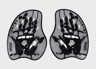 Лопатки для плавання Arena VORTEX EVOLUTION HAND PADDLE срібний, чорний Уні L 95232-015 фото