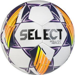 М'яч футбольний Select Brillant Replica v24 біло-фіолетовий Уні 4 099488-096 фото