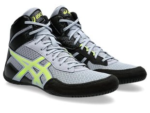 Asics MATCONTROL 3 wrestling/boxing shoe size EUR42.5/US10/UK9/27cm Grey Blue/Safety Yellow