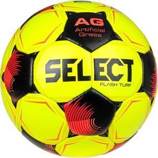 М'яч футбольний Select Flash Turf Fifa v26 жовтий, червоний Уні 5 057501-008 фото