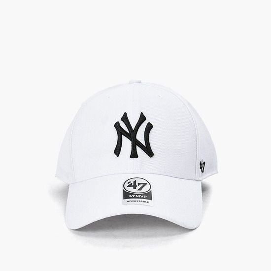 Кепка 47 Brand DP NEW YORK YANKEES білий, сірий Уні OSFA B-CLZOE17WBP-WHB фото