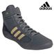 Adidas HVC 2 wrestling shoes black/Metallic Gold (HP6869), 46