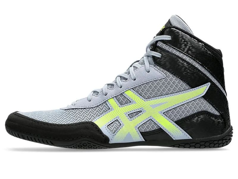 Asics MATCONTROL 3 wrestling/boxing shoe size EUR42.5/US10/UK9/27cm Grey Blue/Safety Yellow