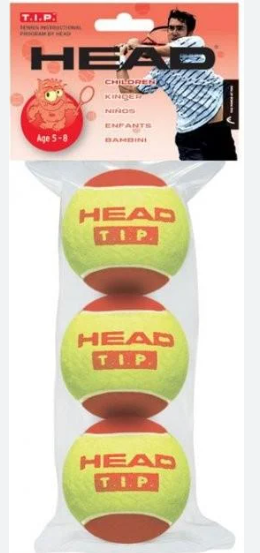 Tennis balls Head TIP Red 3B