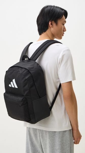 Рюкзак Adidas CLSC BARS BP 27,5L чорний, білий Уні 15х31х44 см JI6953 фото