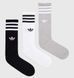 Шкарпетки Adidas HIGH CREW SOCK білий, сірий, чорний Уні L (43-45) IU2653 фото 1